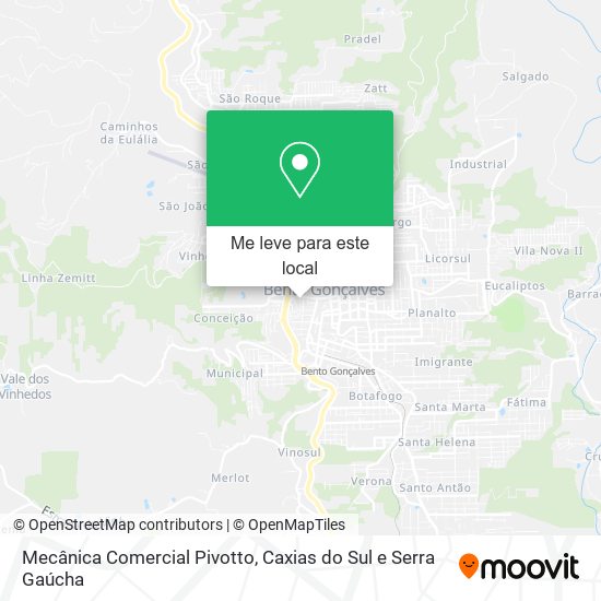 Mecânica Comercial Pivotto mapa
