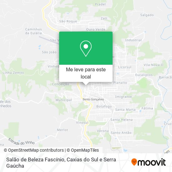 Salão de Beleza Fascínio mapa