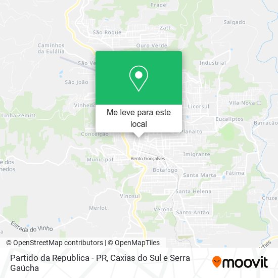 Partido da Republica - PR mapa