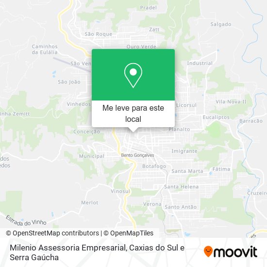 Milenio Assessoria Empresarial mapa