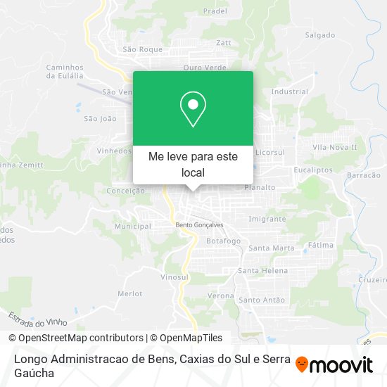 Longo Administracao de Bens mapa