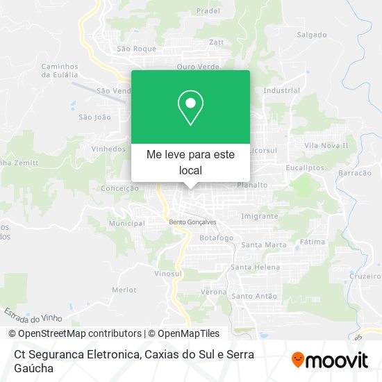 Ct Seguranca Eletronica mapa
