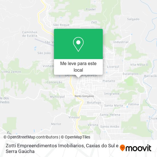 Zotti Empreendimentos Imobiliarios mapa