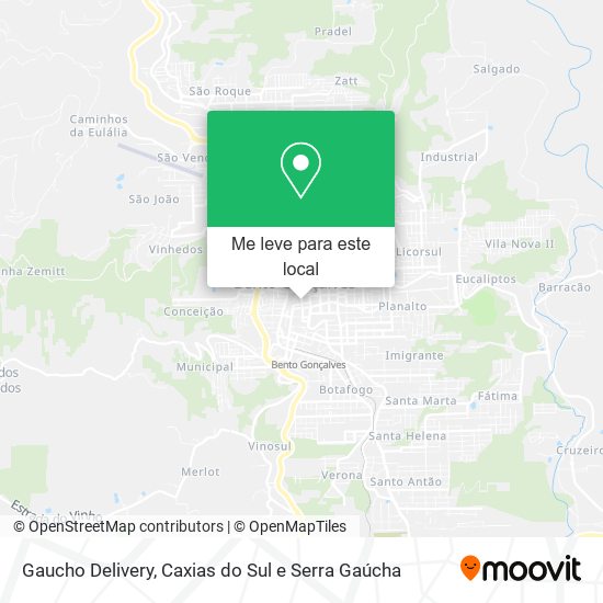 Gaucho Delivery mapa