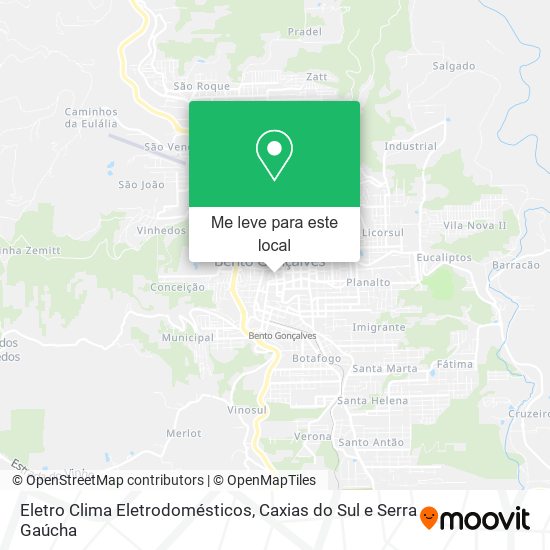 Eletro Clima Eletrodomésticos mapa