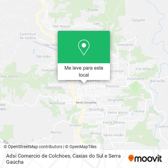 Adsi Comercio de Colchoes mapa