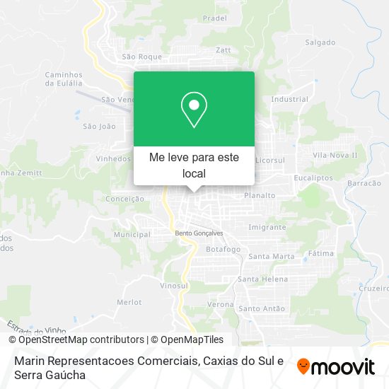 Marin Representacoes Comerciais mapa