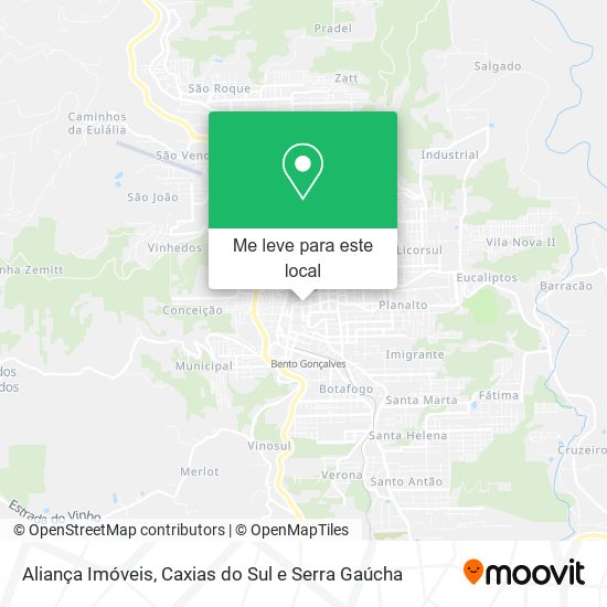 Aliança Imóveis mapa