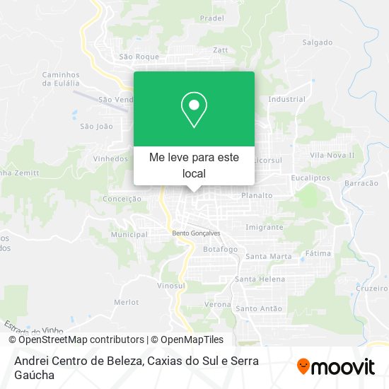 Andrei Centro de Beleza mapa