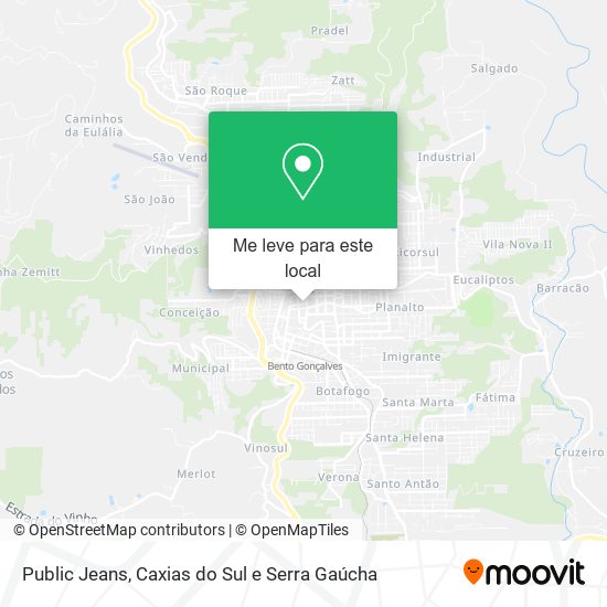 Public Jeans mapa