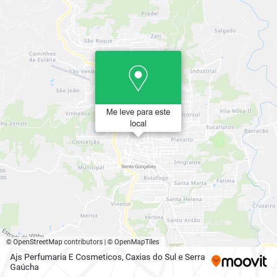 Ajs Perfumaria E Cosmeticos mapa