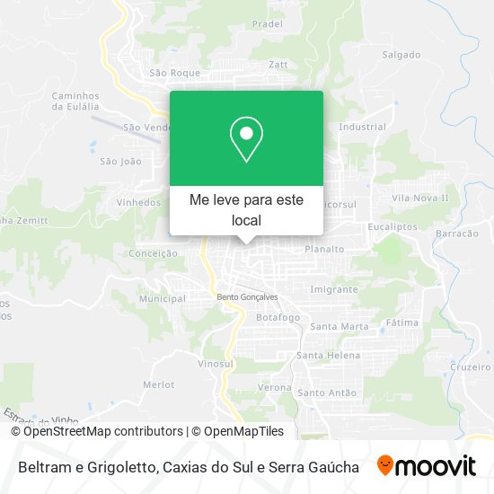 Beltram e Grigoletto mapa