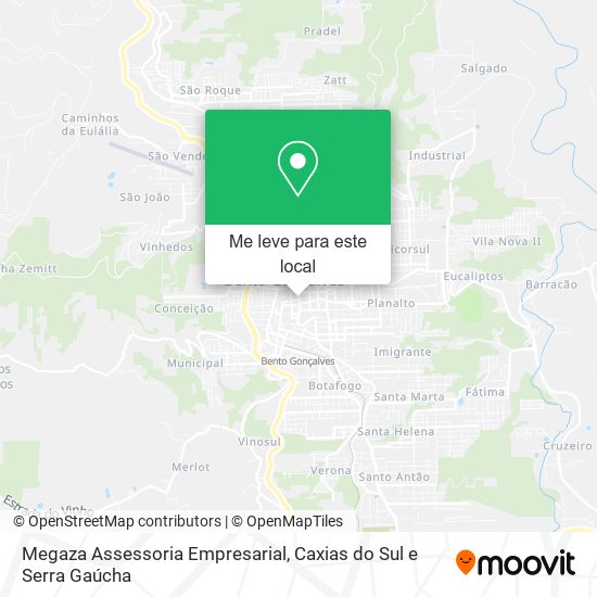 Megaza Assessoria Empresarial mapa