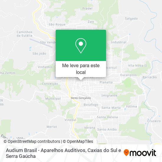 Audium Brasil - Aparelhos Auditivos mapa