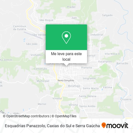 Esquadrias Panazzolo mapa