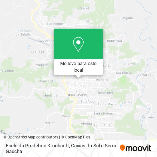 Eneleida Predebon Kronhardt mapa