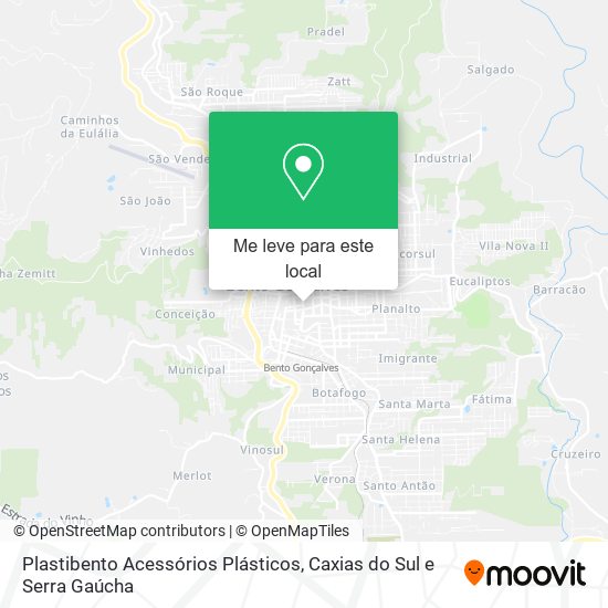 Plastibento Acessórios Plásticos mapa