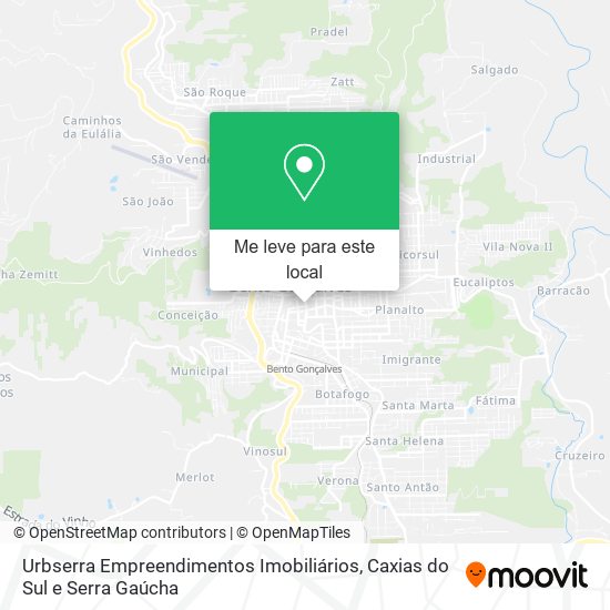 Urbserra Empreendimentos Imobiliários mapa
