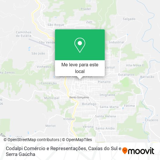 Codalpi Comércio e Representações mapa