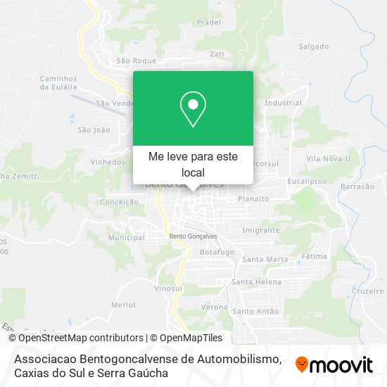 Associacao Bentogoncalvense de Automobilismo mapa