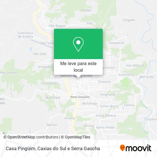 Casa Pingüim mapa