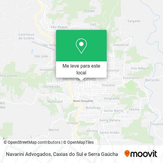 Navarini Advogados mapa