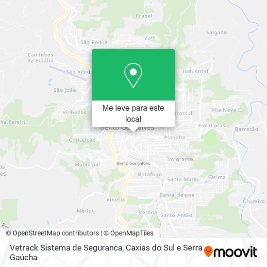 Vetrack Sistema de Seguranca mapa