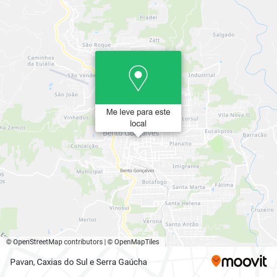 Pavan mapa