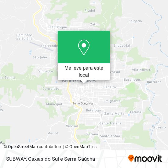 SUBWAY mapa