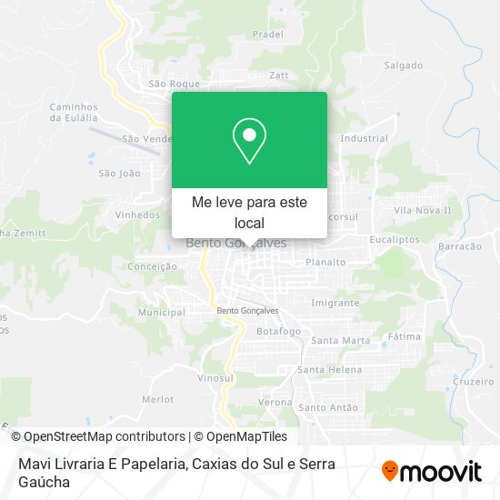 Mavi Livraria E Papelaria mapa