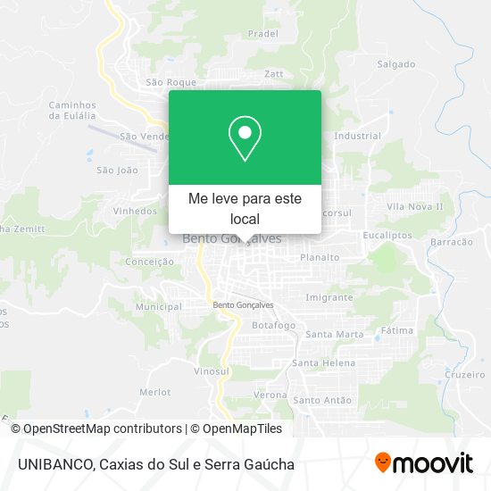 UNIBANCO mapa