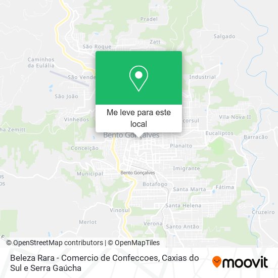 Beleza Rara - Comercio de Confeccoes mapa