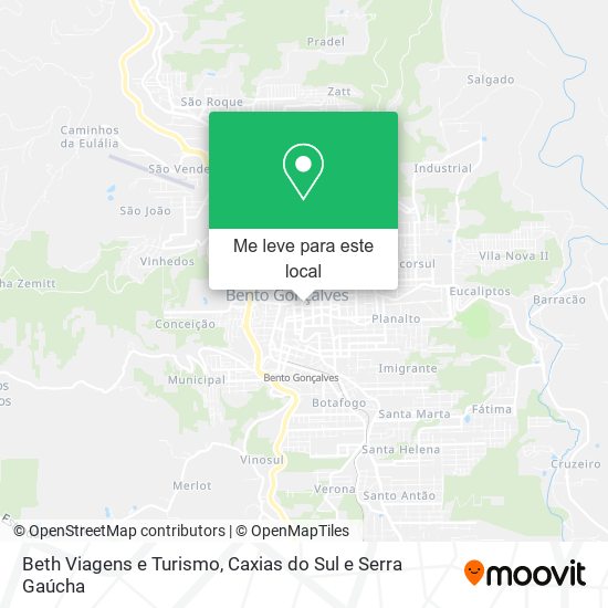 Beth Viagens e Turismo mapa