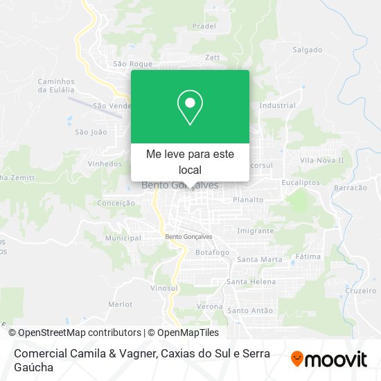 Comercial Camila & Vagner mapa