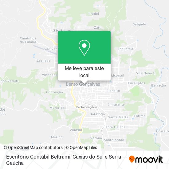 Escritório Contábil Beltrami mapa
