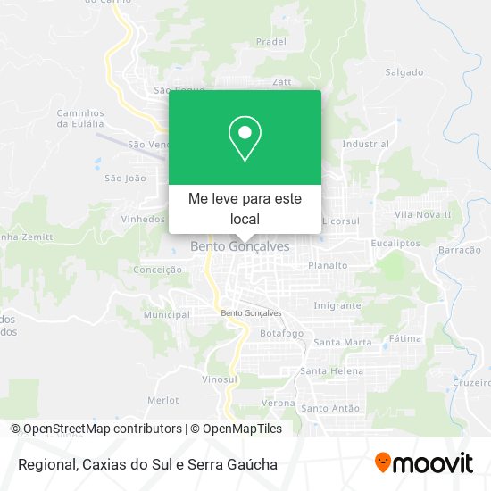 Regional mapa