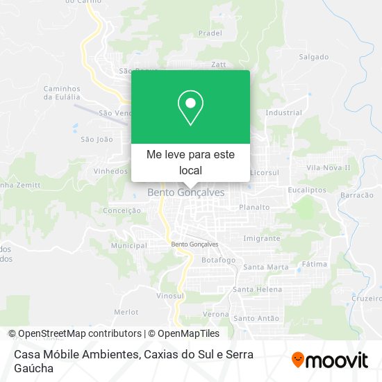 Casa Móbile Ambientes mapa