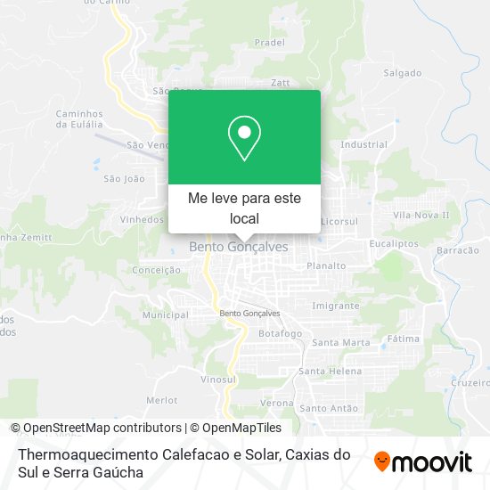 Thermoaquecimento Calefacao e Solar mapa