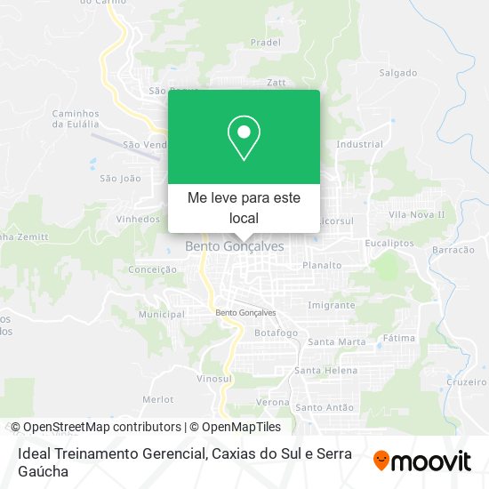 Ideal Treinamento Gerencial mapa