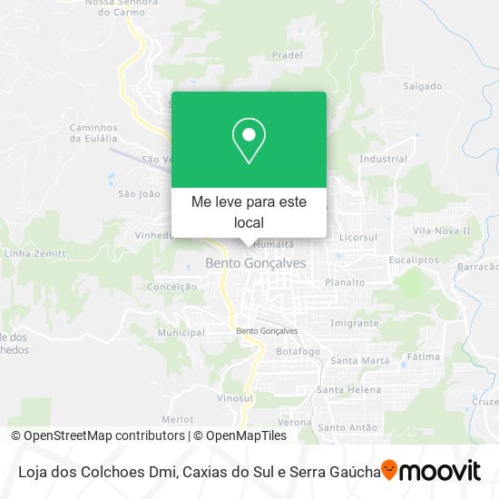 Loja dos Colchoes Dmi mapa