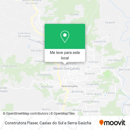 Construtora Flaser mapa
