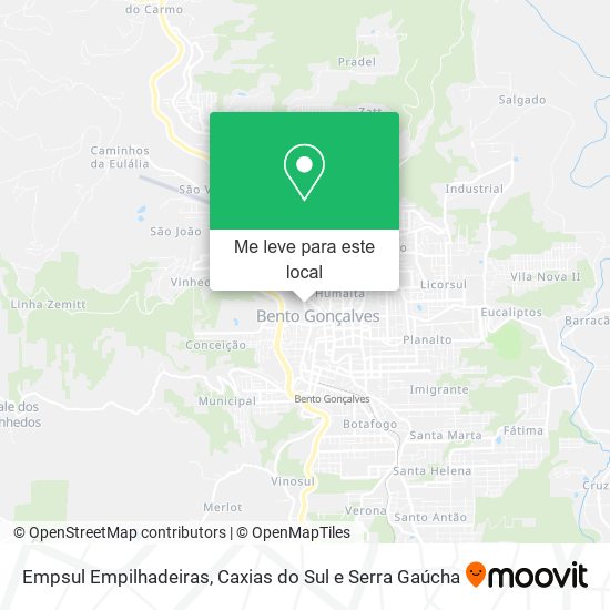 Empsul Empilhadeiras mapa