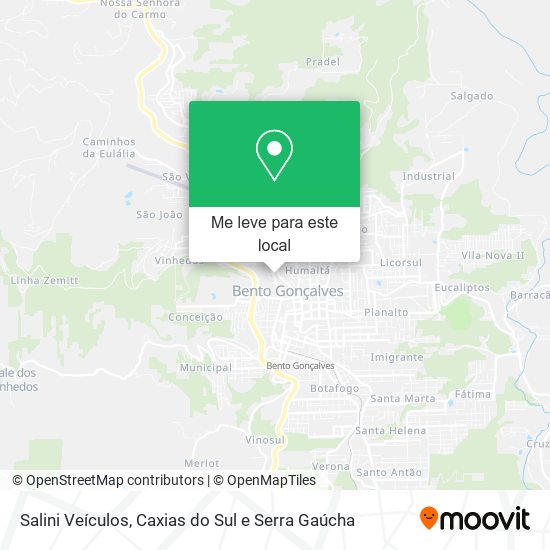 Salini Veículos mapa