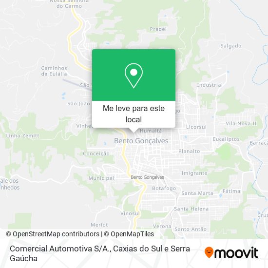 Comercial Automotiva S/A. mapa