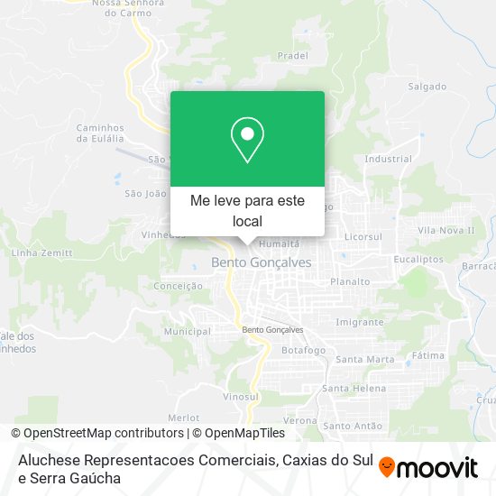 Aluchese Representacoes Comerciais mapa