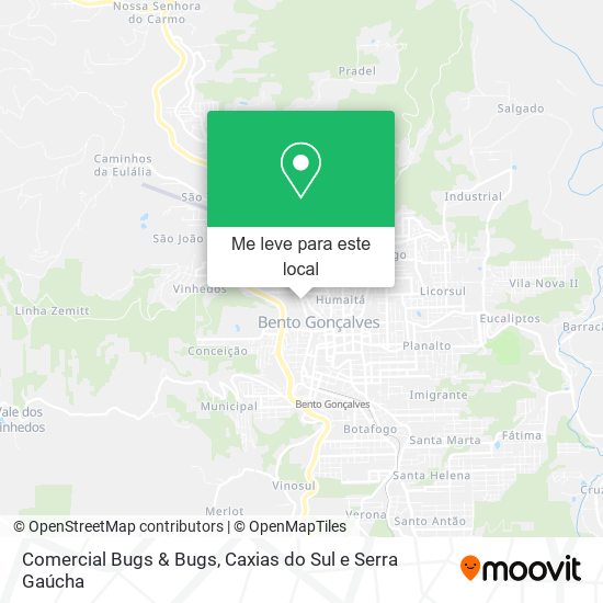 Comercial Bugs & Bugs mapa