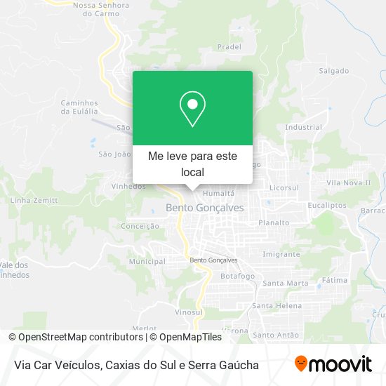 Via Car Veículos mapa