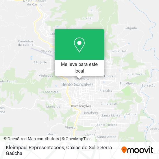 Kleimpaul Representacoes mapa