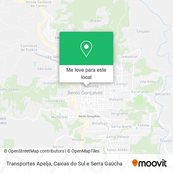 Transportes Apelja mapa