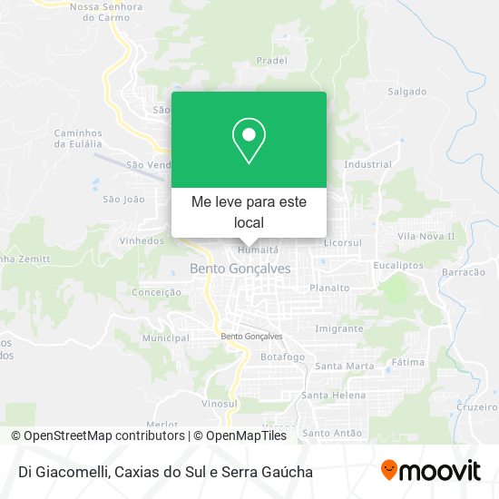 Di Giacomelli mapa